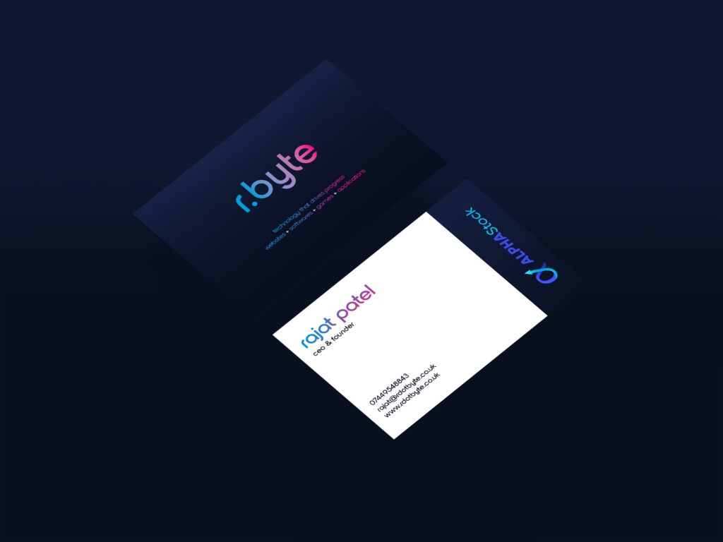 Rdotbyte Mock Business card Rdotbyte Mock Business card